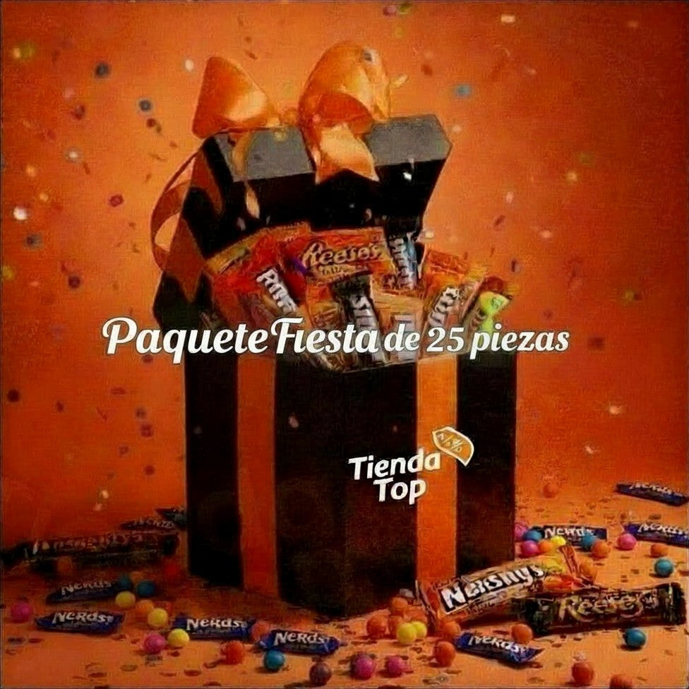 Paquete Fiesta de 25 dulces americanos